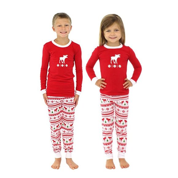 COPY - Matching Red White Reindeer Winter Christmas Family Pajamas PJs Men Wome… - Picture 9 of 16